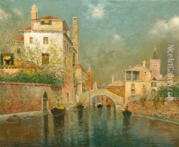 Venice Scene Oil Painting - Henry Pember Smith