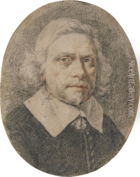 Portrait Of A Man Oil Painting - Jan De Bray