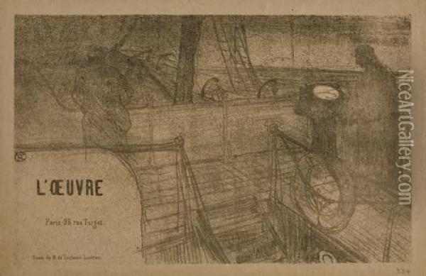 Prospectus-programme De L'oeuvre Oil Painting - Henri De Toulouse-Lautrec