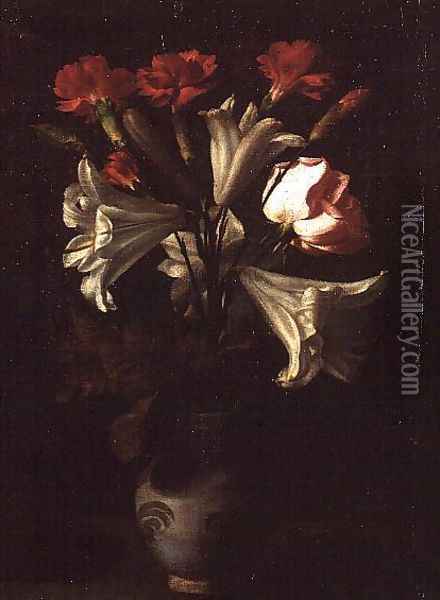Flowers Oil Painting - Francisco De Zurbaran