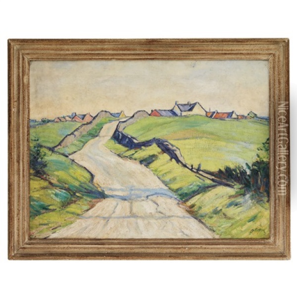 A Galloway Road Oil Painting - Ernest Archibald Taylor