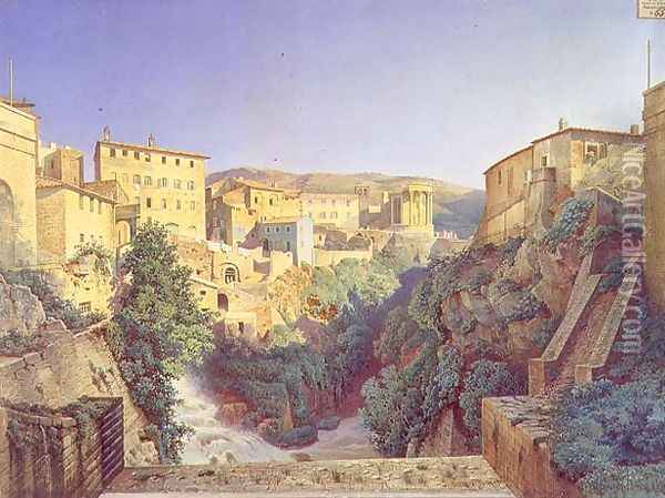 Tivoli, 1875 Oil Painting - Luigi (Ludwig Osipovich) Premazzi