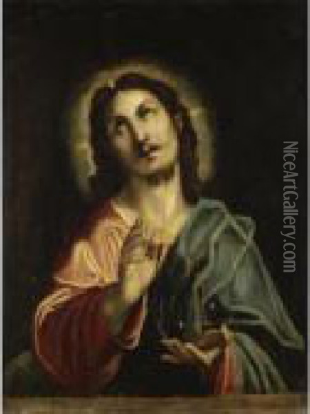 Cristo Benedicente Oil Painting - Federico Fiori Barocci
