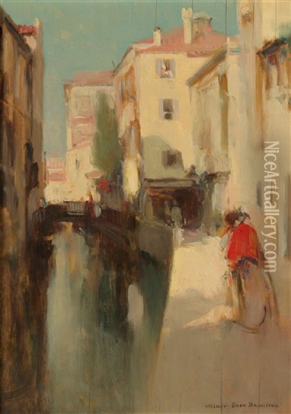 Venice Oil Painting - Edward Wilbur Dean Hamilton