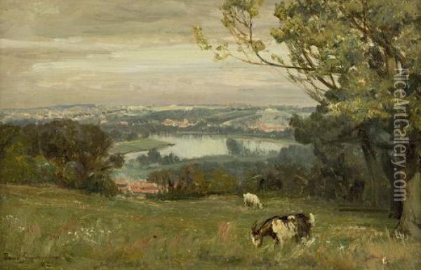 A View Over The Tay Oil Painting - David Farquharson