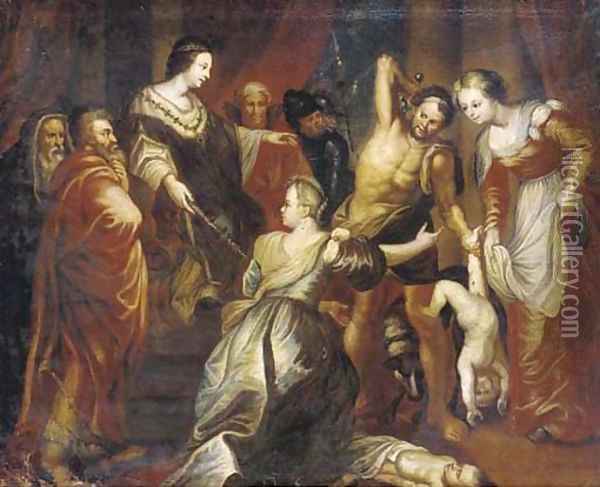 The Judgement of Solomon 4 Oil Painting - Sir Peter Paul Rubens