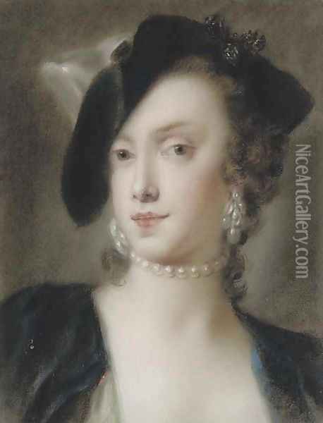 Portrait of Caterina Sagredo Barbarigo Oil Painting - Rosalba Carriera