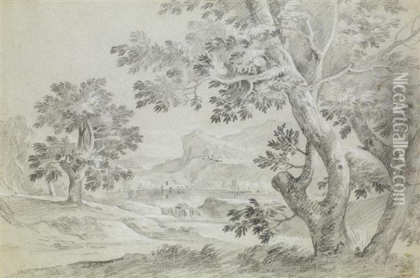 Paysage Boise Oil Painting - Gaspard Dughet Poussin