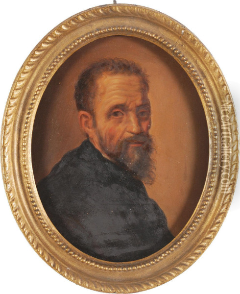 Self Portrait Oil Painting - Michelangelo Merisi Da Caravaggio