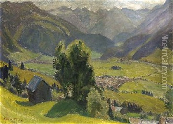 Gailenberg Bei Hindelang Oil Painting - Otto Modersohn