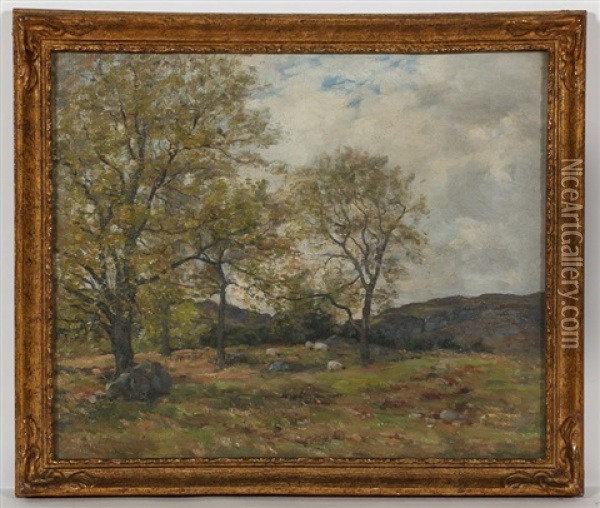 Upland Landscape Oil Painting - Joseph Morris Henderson