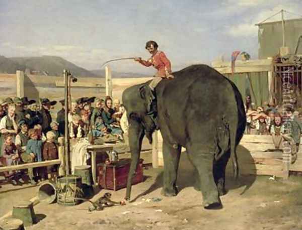 At the Circus 1861 Oil Painting - Paul Friedrich Meyerheim