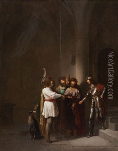 Scene De L'ancien Testament Oil Painting - Willem De Poorter