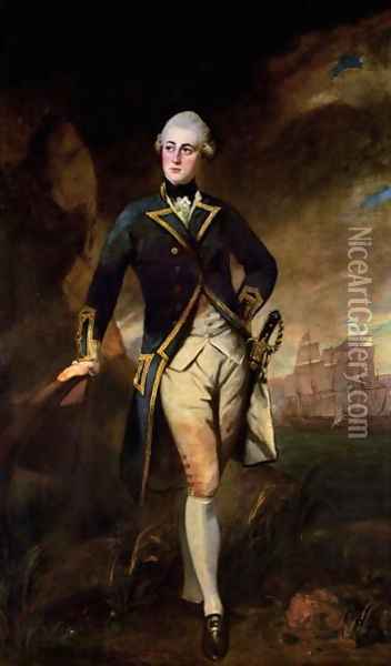 Captain Lord Robert Manners, 1782 Oil Painting - Sir Joshua Reynolds