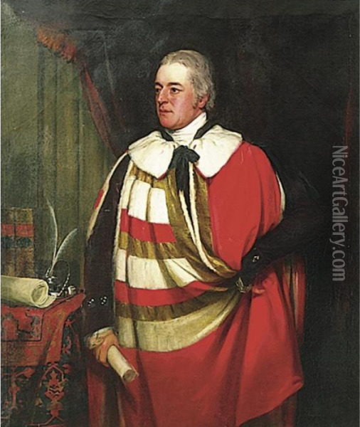 George O'brien Wyndham 3rd Earl Of Egremont Oil Painting - Thomas Phillips