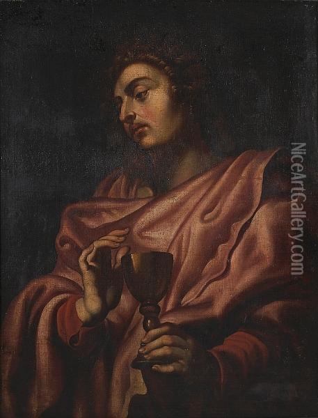 Saint John The Evangelist Oil Painting - Francesco Trevisani