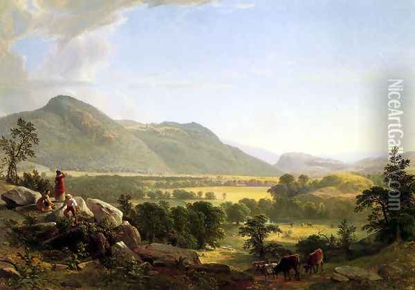 Dover Plain, Dutchess County, New York Oil Painting - Asher Brown Durand