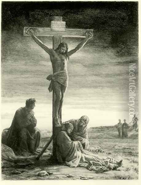 Crucifixion of Christ Oil Painting - Carl Heinrich Bloch