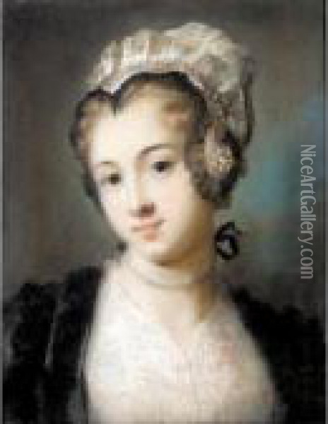 A Young Woman In Tyrolean Costume Oil Painting - Rosalba Carriera