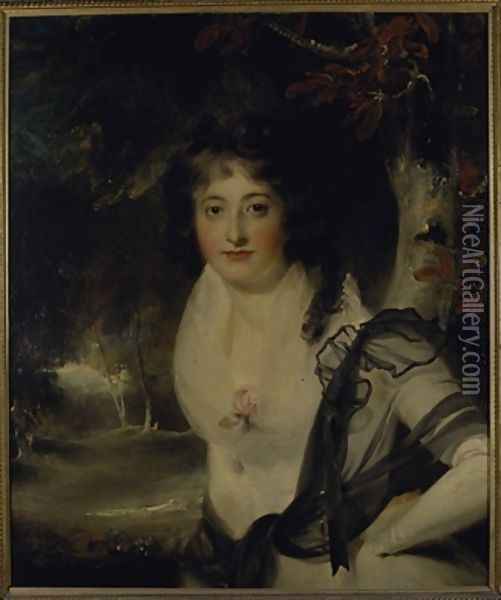 Portrait of Lady Charlotte Bentinck Oil Painting - Sir Thomas Lawrence