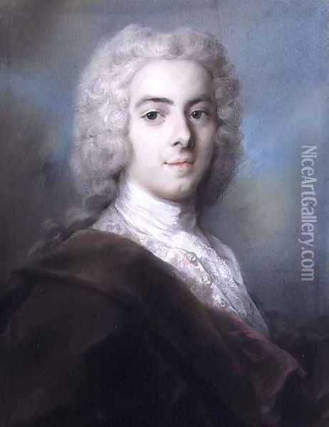 Portrait of Edward Walpole (d.1784) second son of Sir Robert Walpole (1676-1745 Oil Painting - Rosalba Carriera
