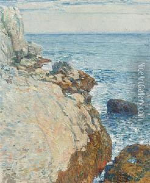 The East Headland, Appledore - Isles Of Shoals Oil Painting - Frederick Childe Hassam