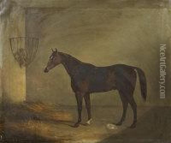 A Pair Of Equestrian Portraits Oil Painting - C. Tanner
