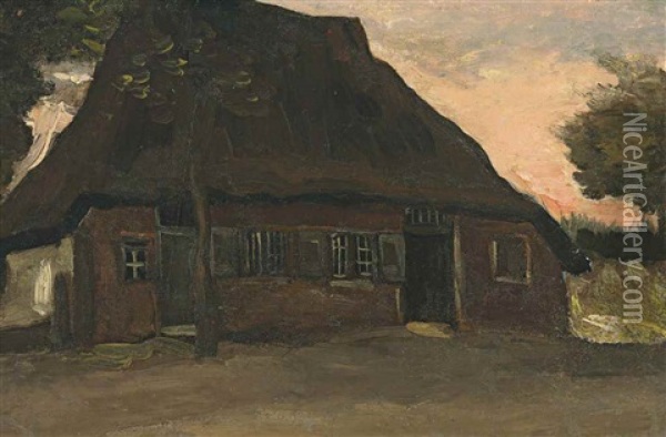 Boerderij Oil Painting - Vincent Van Gogh