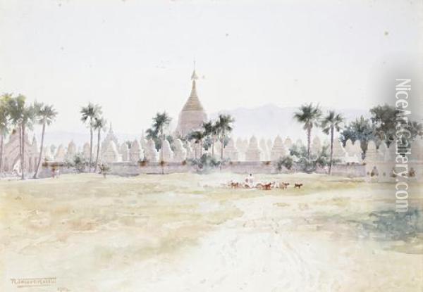 Burma Oil Painting - Robert George Talbot Kelly