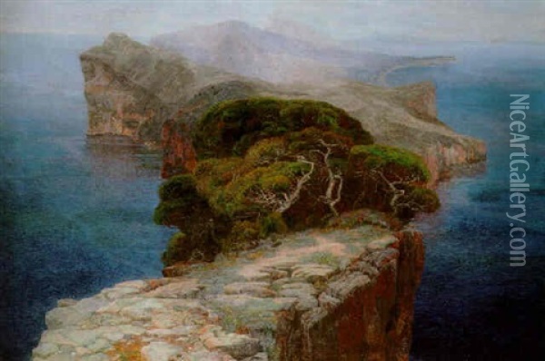 Die Odyseeische Landschaft Oil Painting - Emilie Mediz-Pelikan