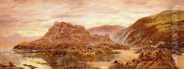 Cardigan Bay Oil Painting - John Edward Brett