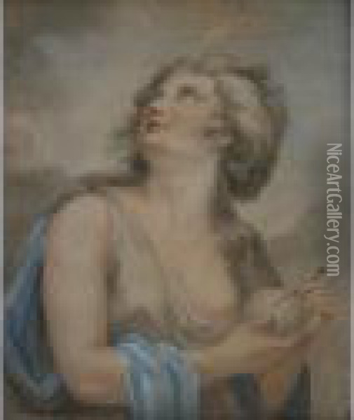 Urania, The Muse Of Astronomy Oil Painting - Francesco Bartolozzi