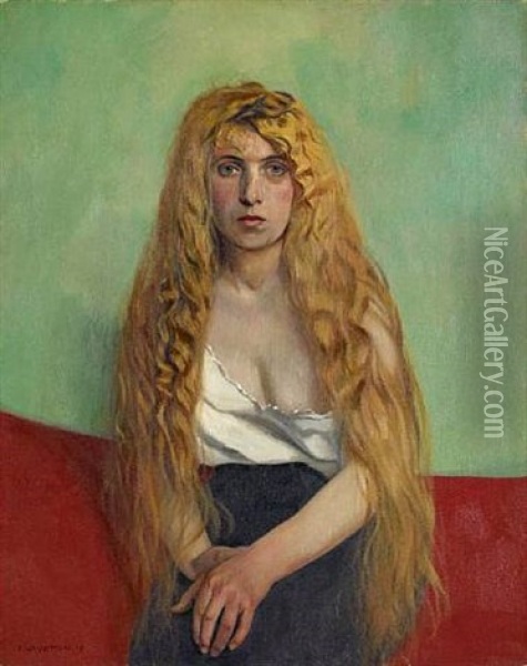Retrato De Evaristo Arnus Oil Painting - Felix Vallotton