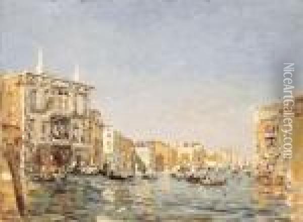 The Grand Canal, Venice Oil Painting - Emma Ciardi