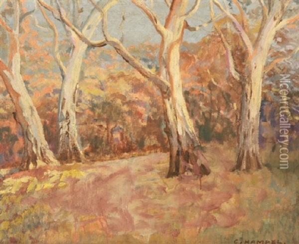 Autumn Glory Oil Painting - Carl Hampel