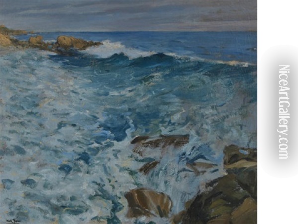 Laguna Coast Oil Painting - Karl Yens