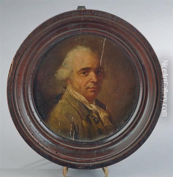 Portrait (jean-baptiste Coste?) Oil Painting - Jean Baptiste Joseph Wicar