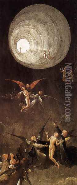 Paradise- Ascent of the Blessed Oil Painting - Hieronymous Bosch
