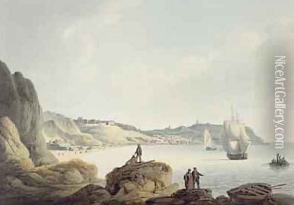 Scarborough 1820 Oil Painting - Francis Nicholson