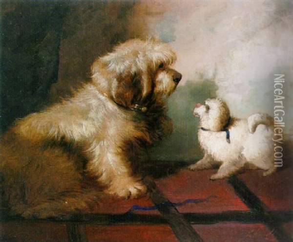 Won't You Play? Oil Painting - George Armfield