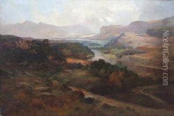 In The Heart Of Borrowdale Oil Painting - Frank Thomas,francis Carter