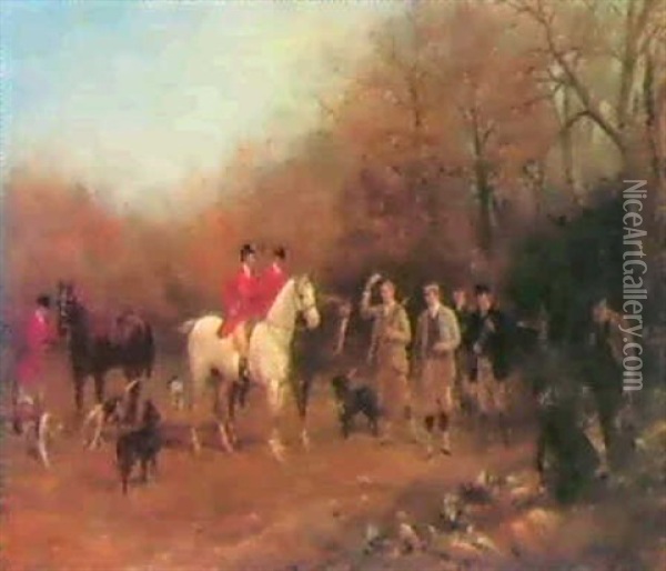 A Morning's Sport Oil Painting - Heywood Hardy