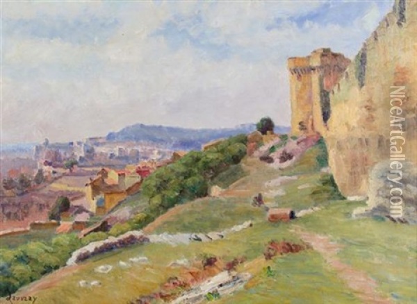 Villeneuve Les Avignon Oil Painting - Louis Abel-Truchet