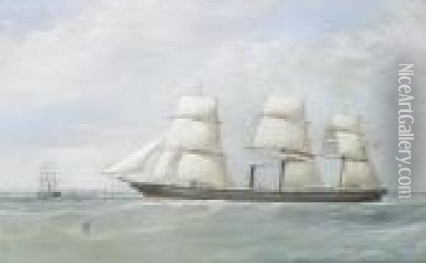 The Naval Auxiliaries Oil Painting - Samuel Walters