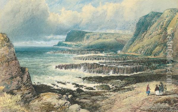 The Giant's Causeway Oil Painting - James Howard Burgess