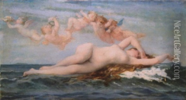 La Naissance De Venus Oil Painting - Alexandre Cabanel