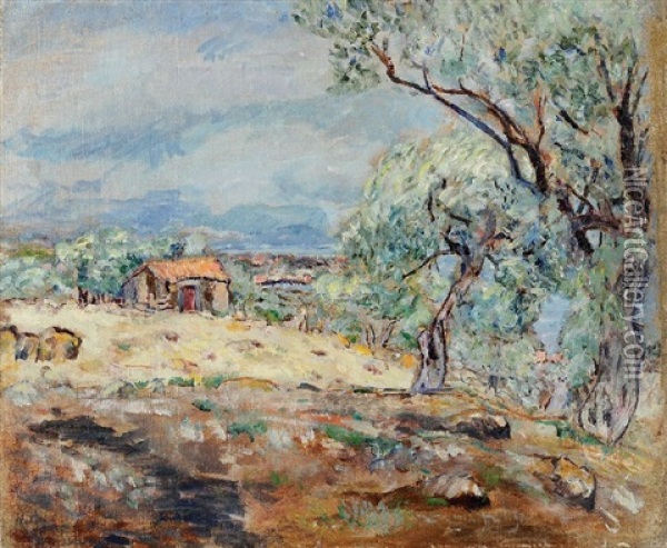 Paesaggio Oil Painting - Alfredo Mueller