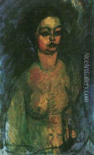 Act (Little Jeanne) Oil Painting - Amedeo Modigliani