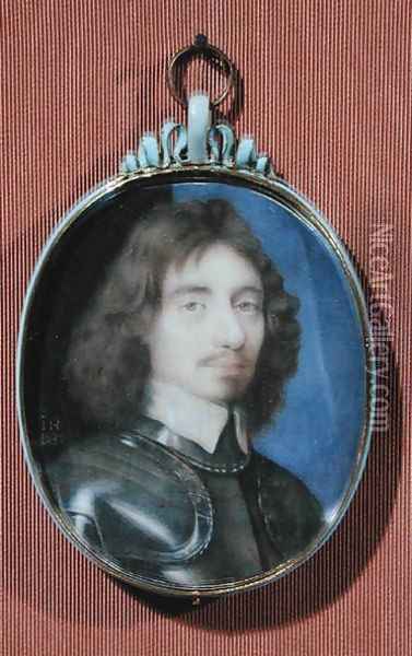 Thomas 1612-71 3rd Lord Fairfax Oil Painting - John Hoskins