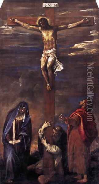 Crucifixion 4 Oil Painting - Tiziano Vecellio (Titian)